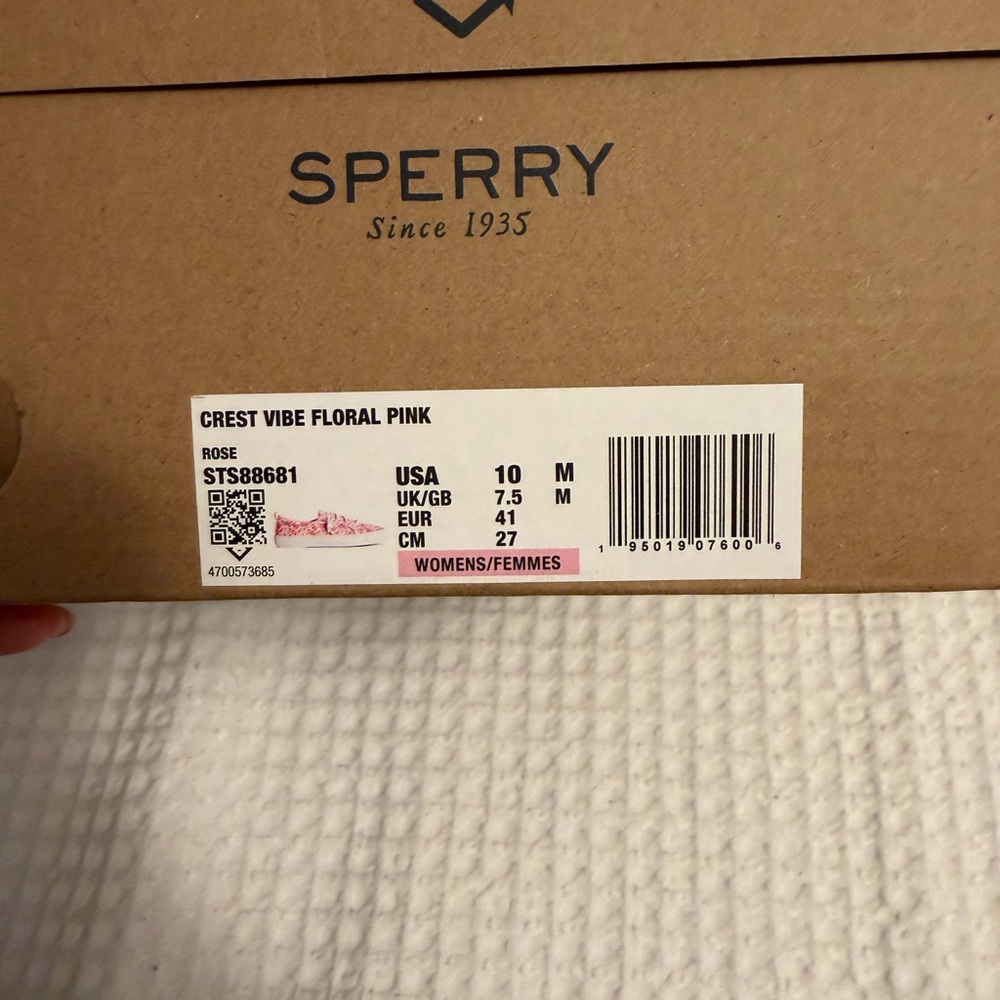 Sperry Pink and Purple Floral Shoes - Picture 3 of 3